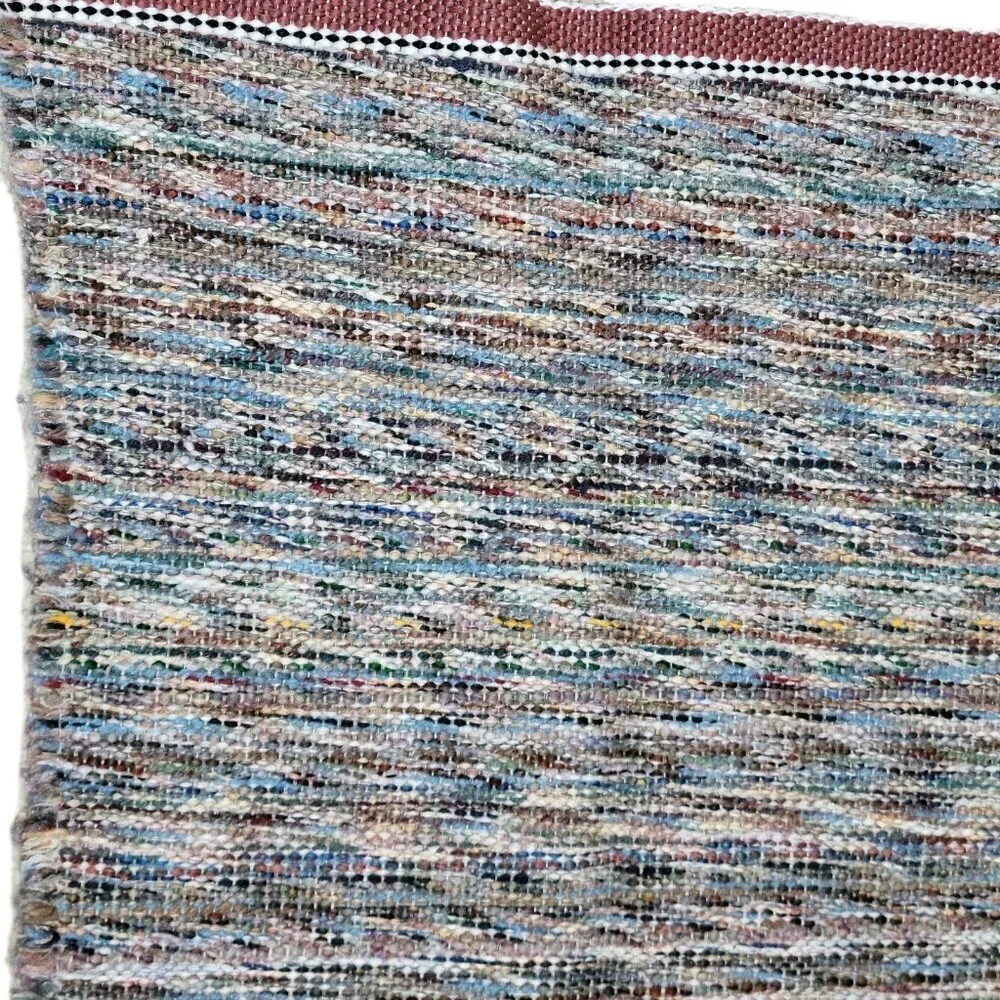 Kitchen Runner Rug Woven Brown Multi-Color 22 1/2